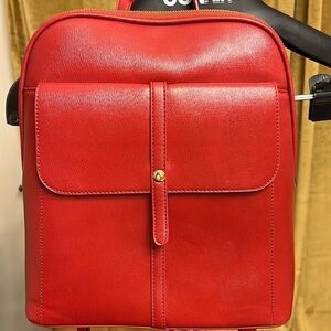Wine red color back pack